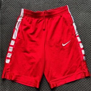 Nike Red and White basketball Shorts